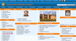 Desktop Screenshot of gwalior.nic.in